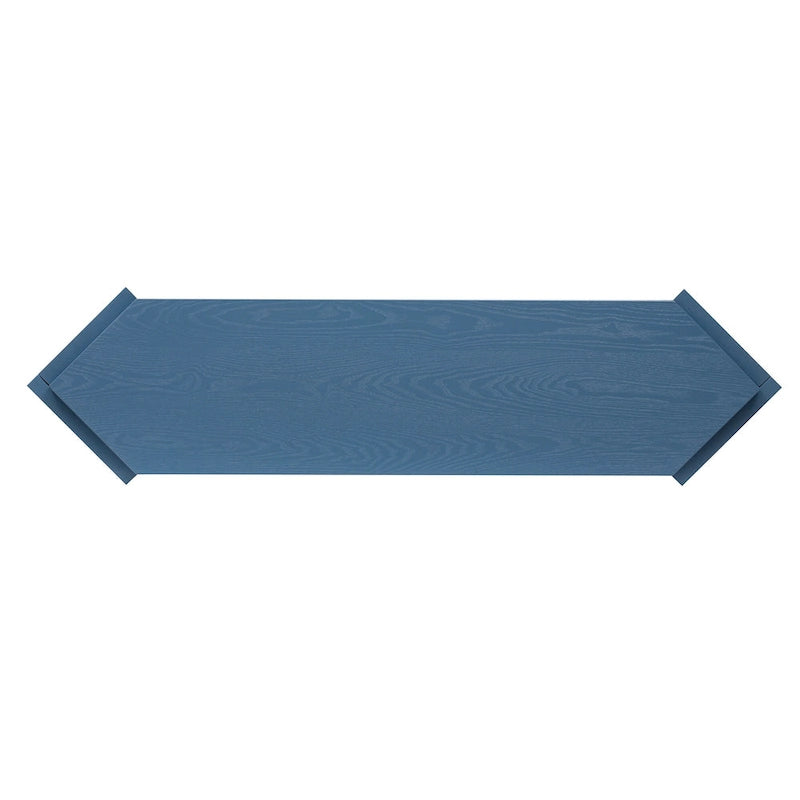 53 Arrow Konsolentisch mit geflochtenem Rattan