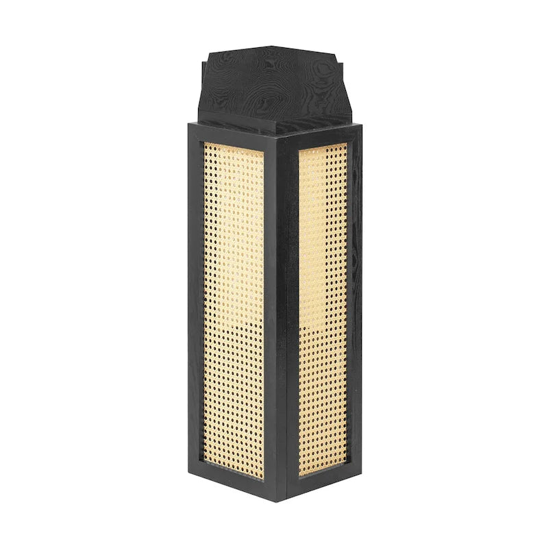 53 Arrow Konsolentisch mit geflochtenem Rattan