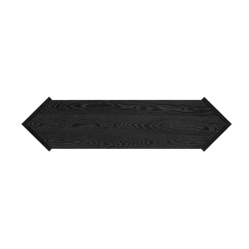 53 Arrow Konsolentisch mit geflochtenem Rattan
