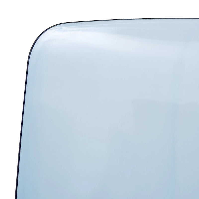 Stapelbarer minimalistischer Acryl-Kunststoff-Esszimmerstuhl, modern, mit hoher Rückenlehne, transparenter Akzentstuhl für Esszimmer und Küche