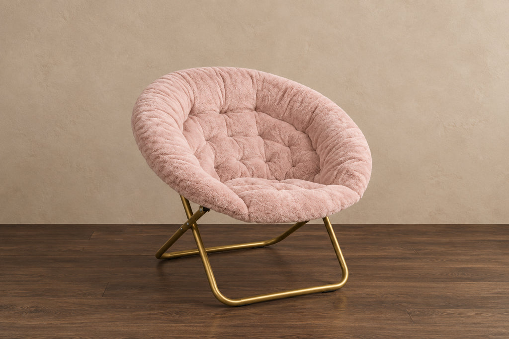 Milliard Cozy X-large Faux Fur Saucer Chair