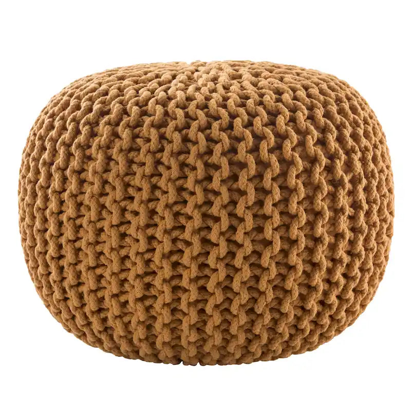 Pouf Textured Round Pouf