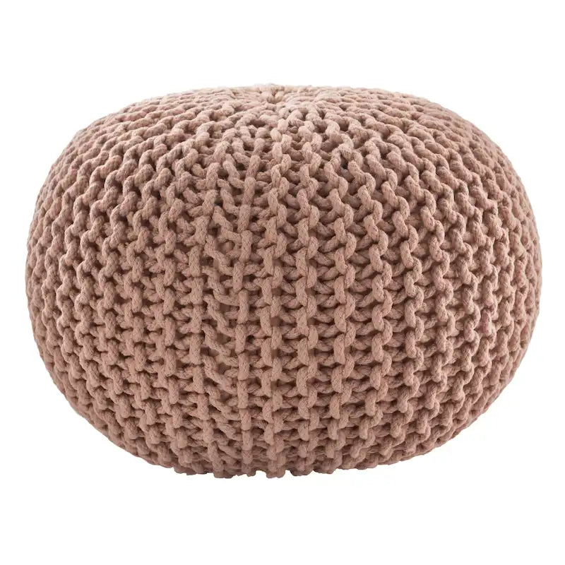 Pouf Textured Round Pouf