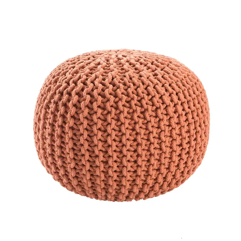 Pouf Textured Round Pouf