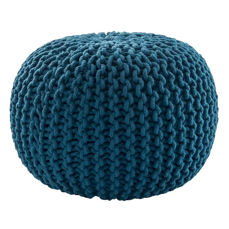 Pouf Textured Round Pouf