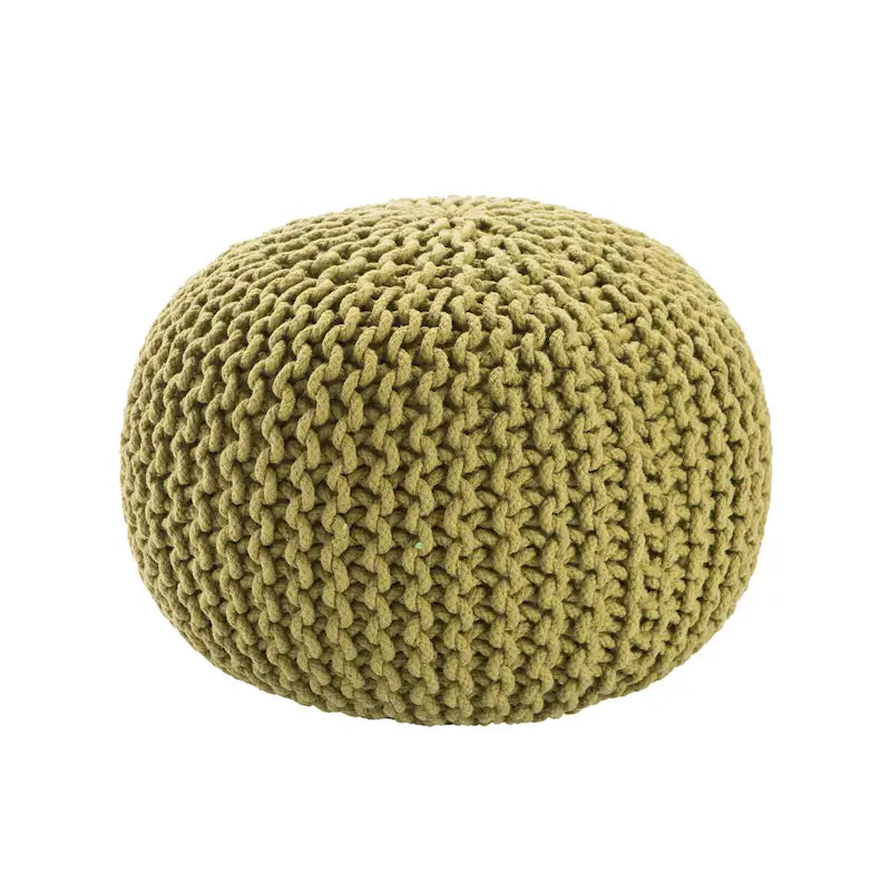 Pouf rotondo testurizzato