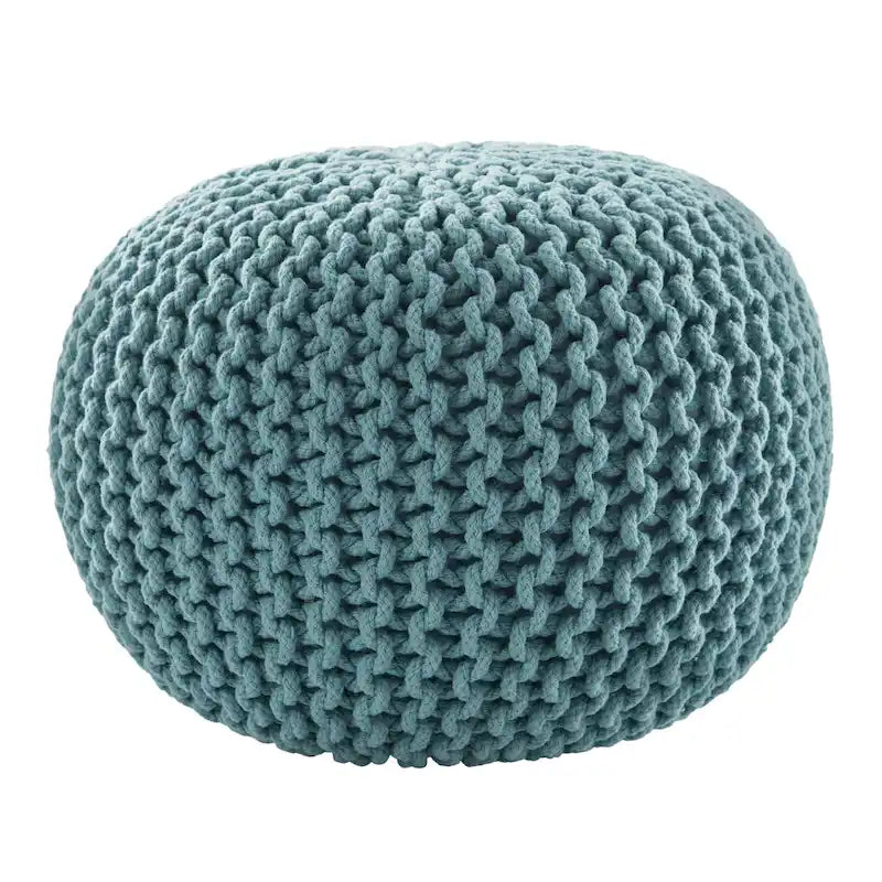 Pouf rotondo testurizzato