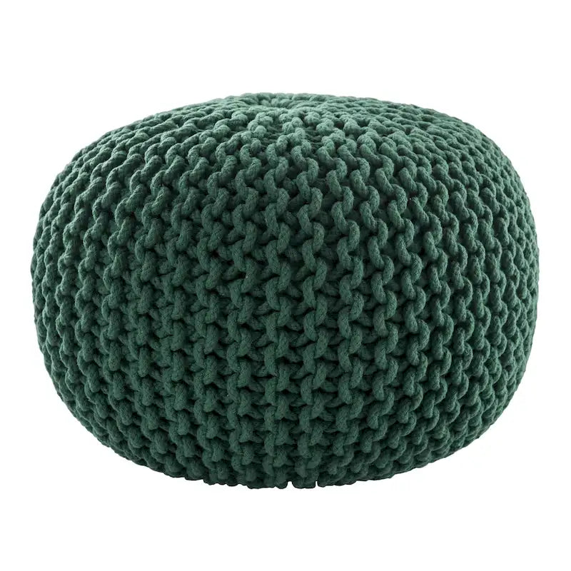 Pouf rotondo testurizzato