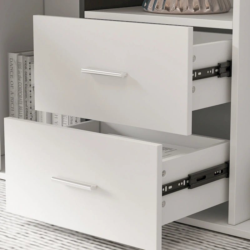 Bureau d'ordinateur pour télétravail, bureau d'angle, table d'écriture de 55 pouces