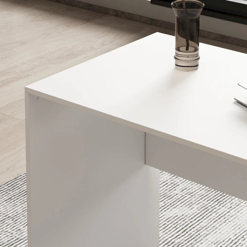 Home Office Computer Desk Corner Desk 55-inch Writing Table