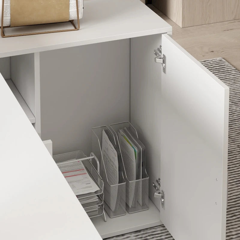 Home Office Computer Desk Corner Desk 55-inch Writing Table