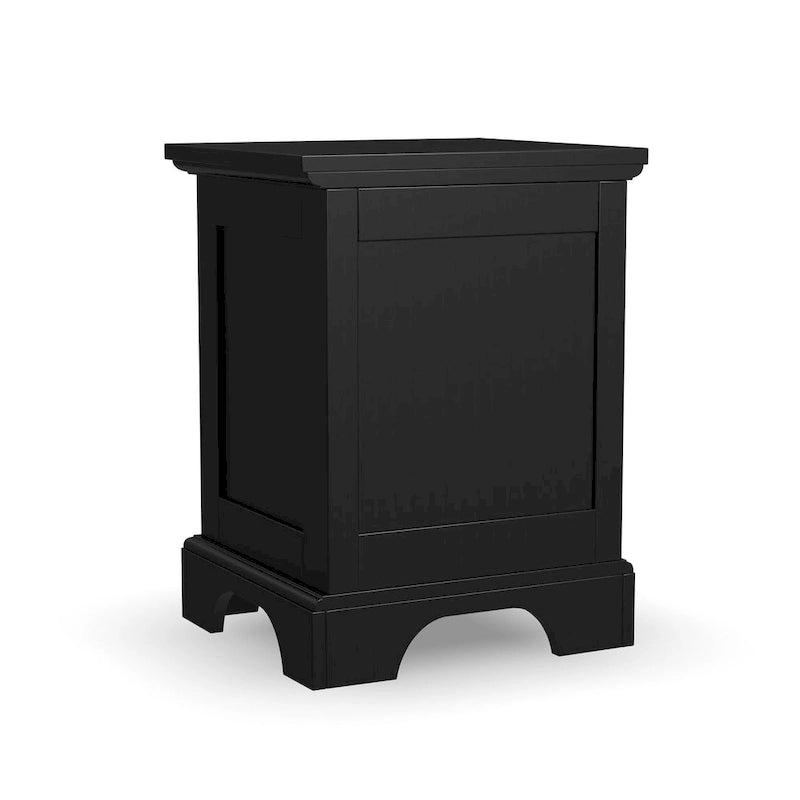Table de chevet noire