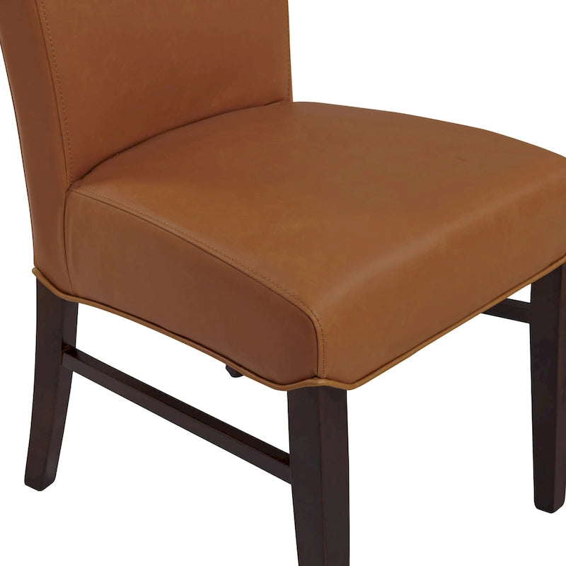 Esszimmerstühle aus Bonded Leather (2er-Set) - na