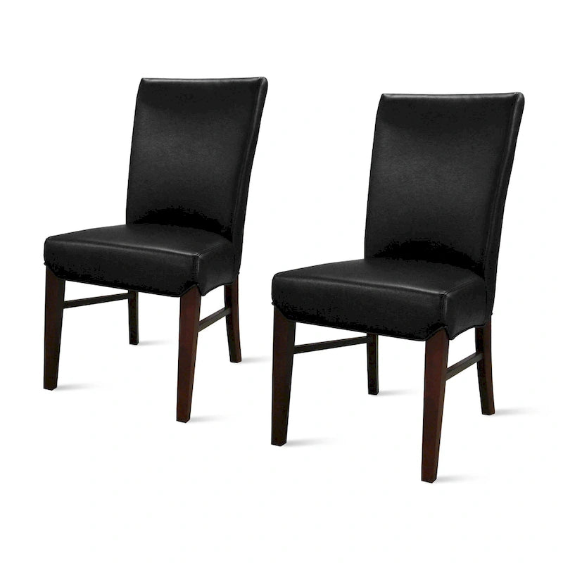 Esszimmerstühle aus Bonded Leather (2er-Set) - na