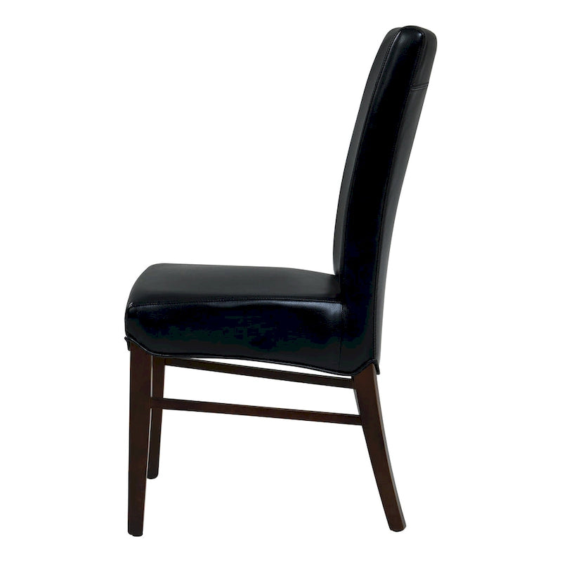 Esszimmerstühle aus Bonded Leather (2er-Set) - na