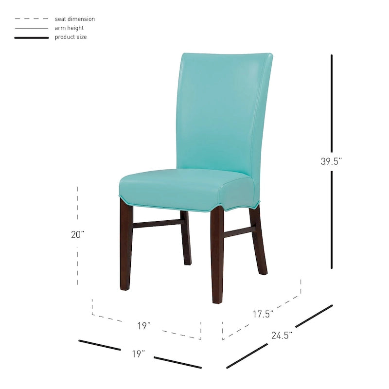 Esszimmerstühle aus Bonded Leather (2er-Set) - na
