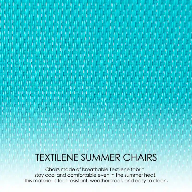 Fauteuil à bascule contemporain d'extérieur pour terrasse, avec assise en bandoulière