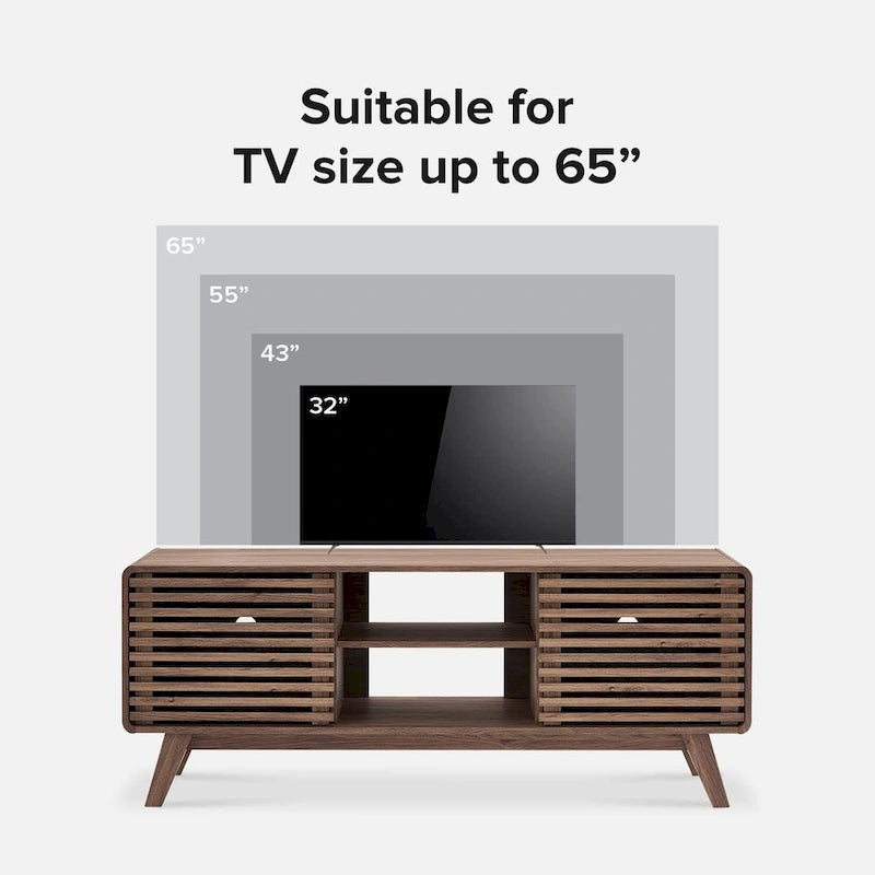 59 Mid-Century Modern Tall TV Stand