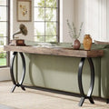 70.87-Inch Console Foyer Table for Entryway, Narrow Long Sofa Table Behind Couch